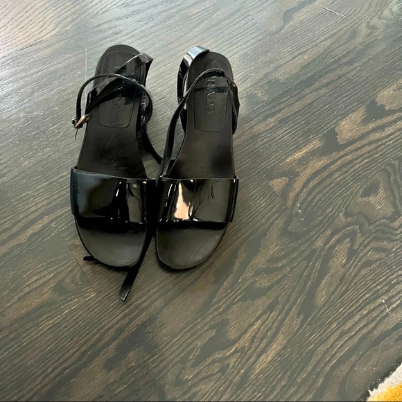 Prada Black Sandals - Picture 1 of 4